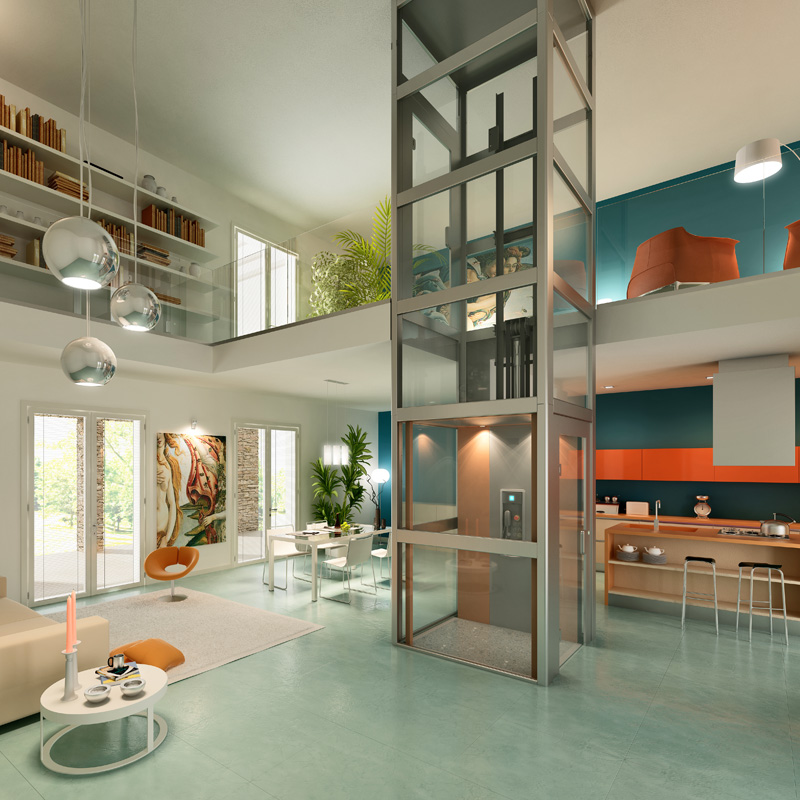 Home Lift Inside Home
